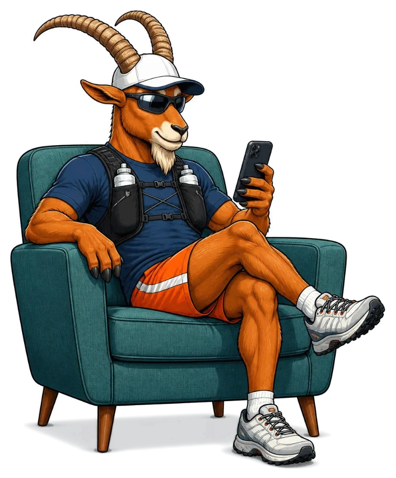 La mascota de Trailerdo: un chivo con onda haciendo sus picks desde el sillón