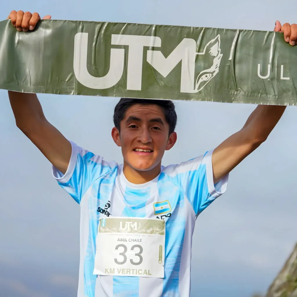 Abel Rene Chaile, flamante Campeón Nacional de Kilómetro Vertical. Foto: CADA Atletismo
