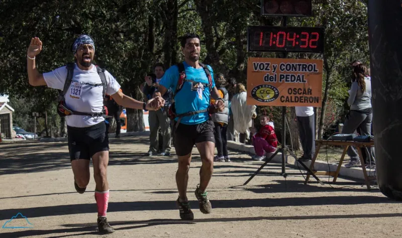 Nestor y Leo Pereyra, siempre juntos. Foto: Rodrigo Lizama | Trail Running Argentina